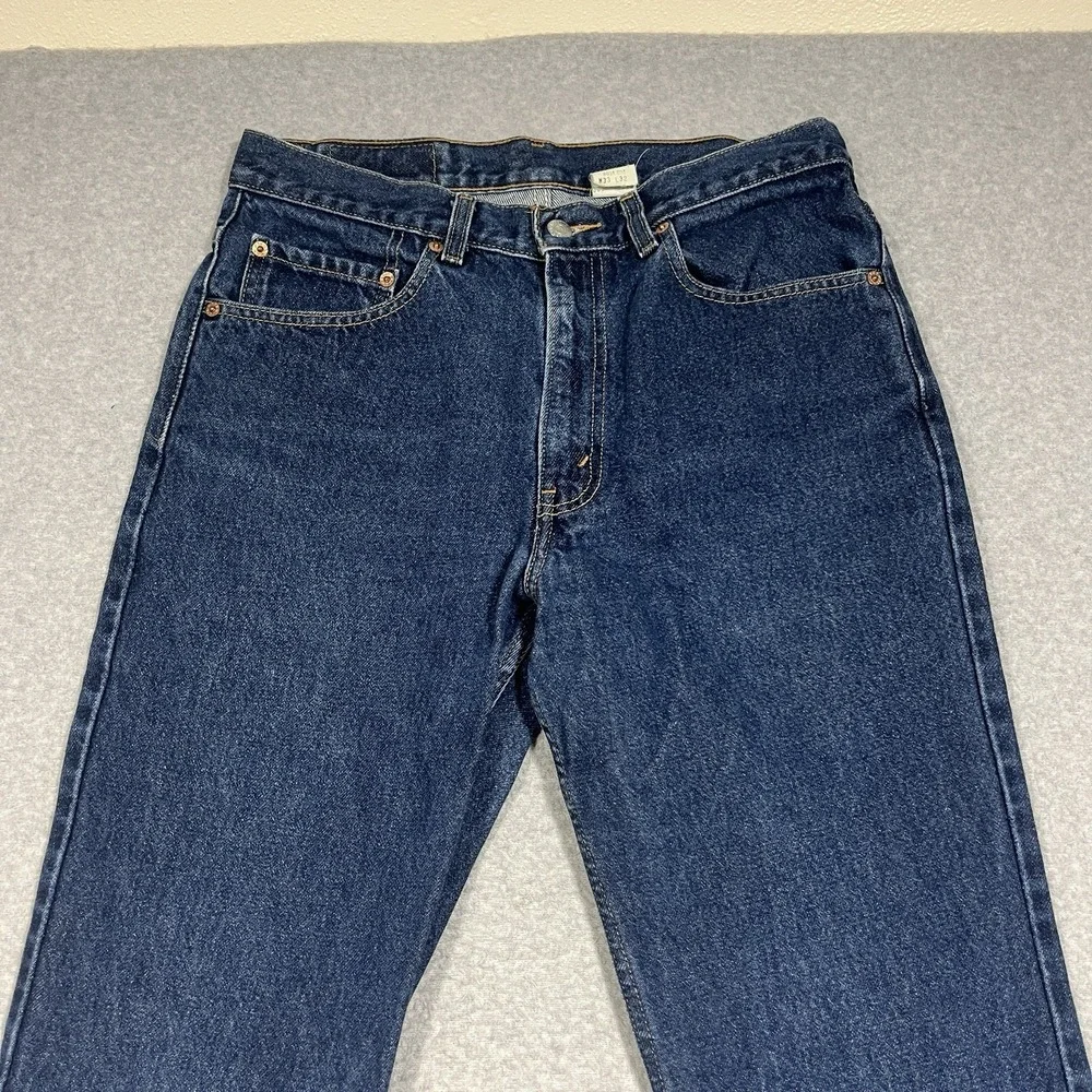 Vintage Levis Jeans Mens 33x32 (Fit 32x32) Blue 517 Bootcut Cowboy Western Dark
